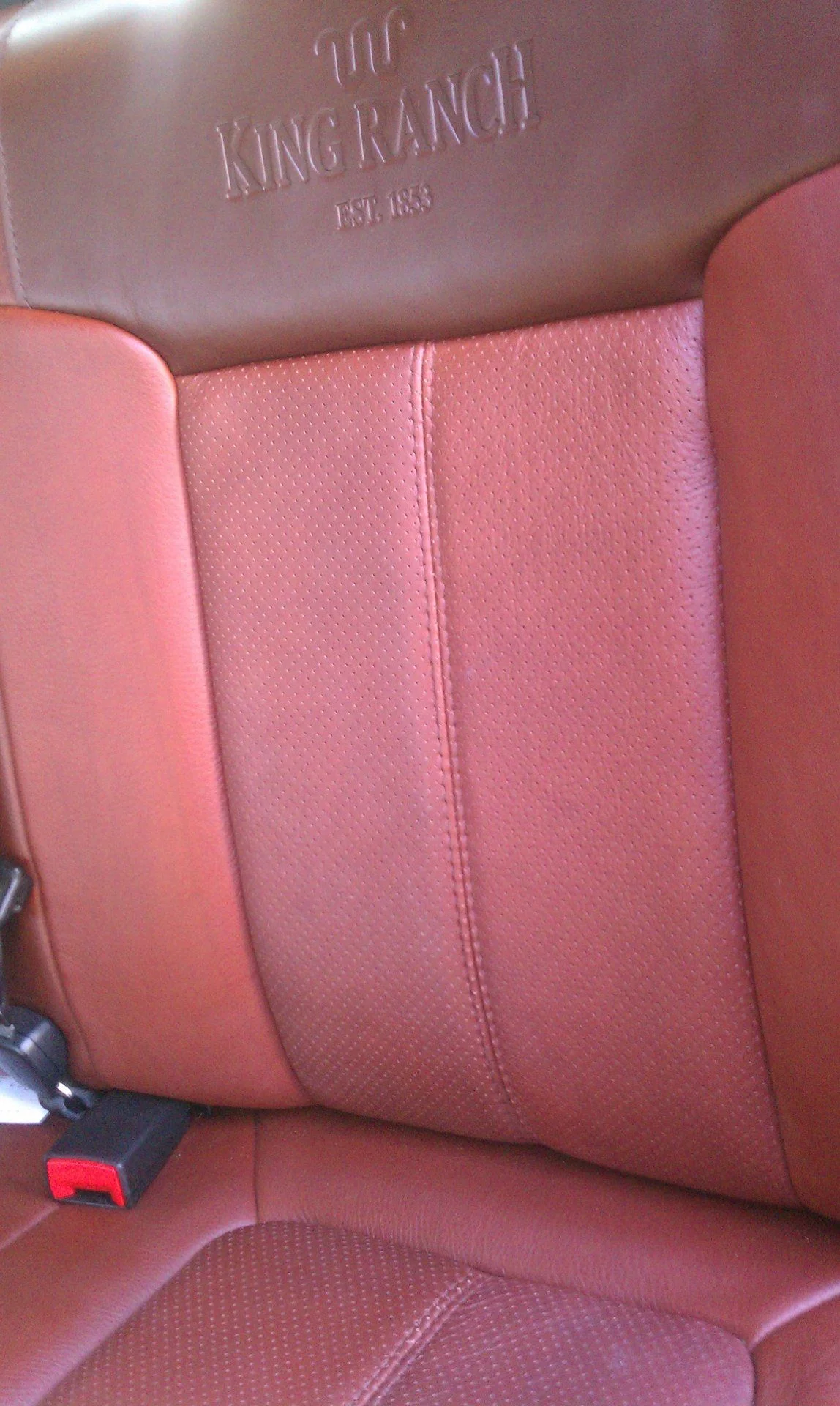 A/C cooled and heated perforated - leather seating