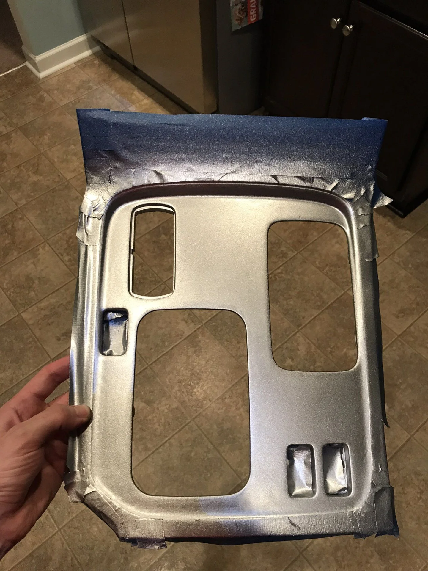 A little metallic silver paint, and...