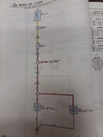 A442F Backup Light Diagram