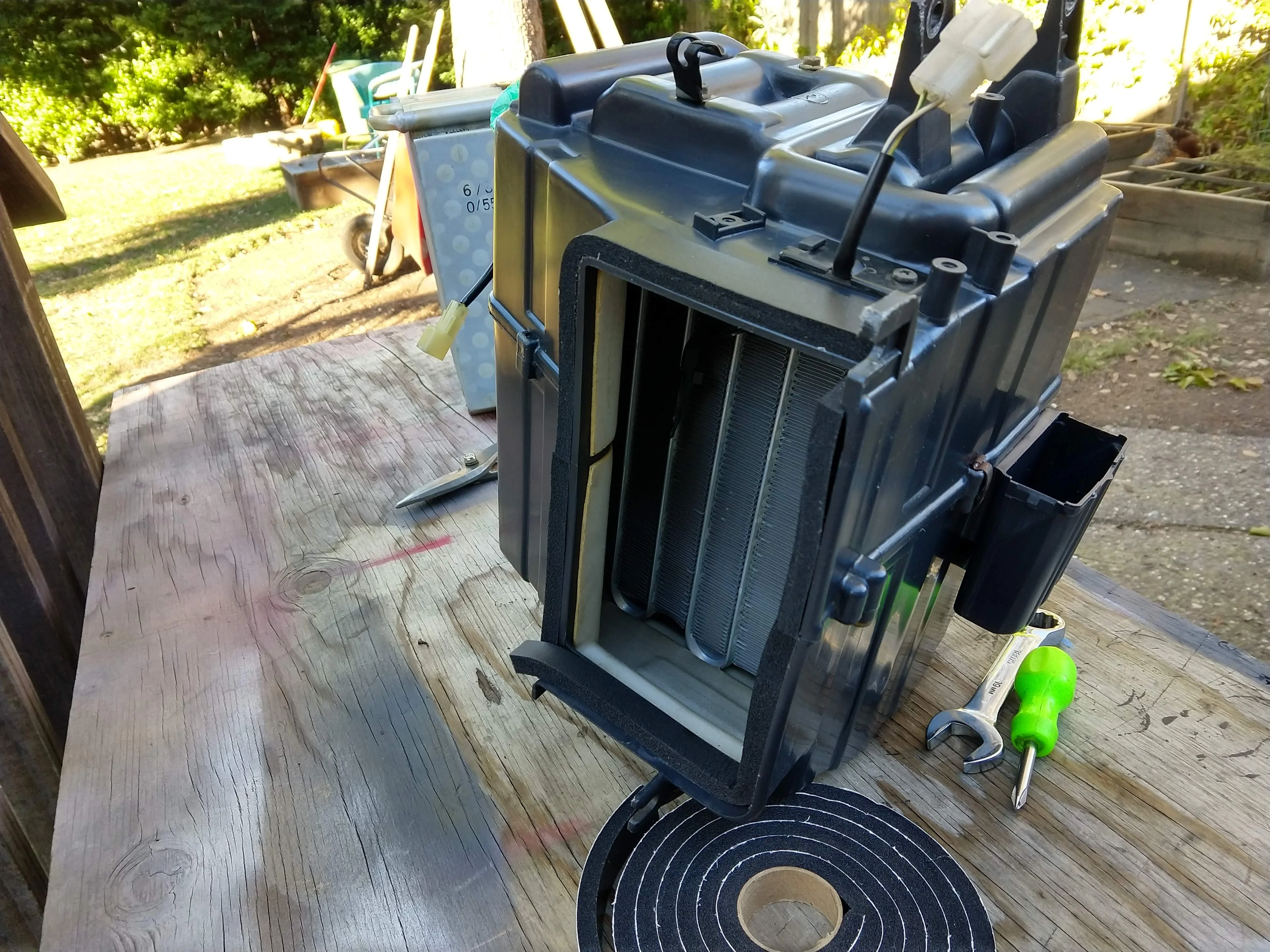 AC Evaporator Housing with new Foam