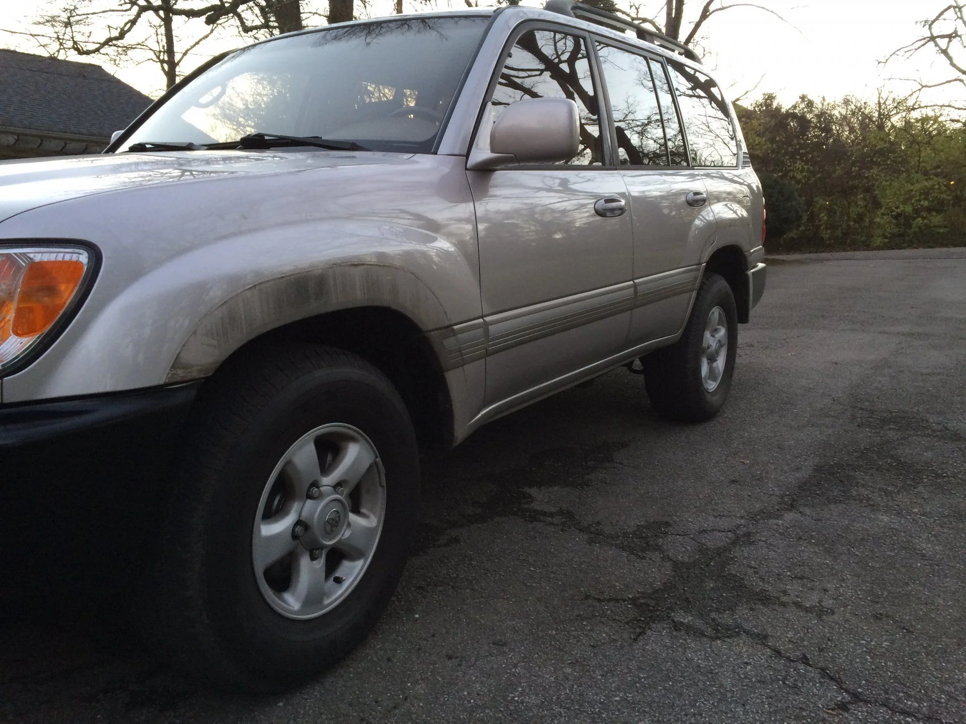 after removing fender flares