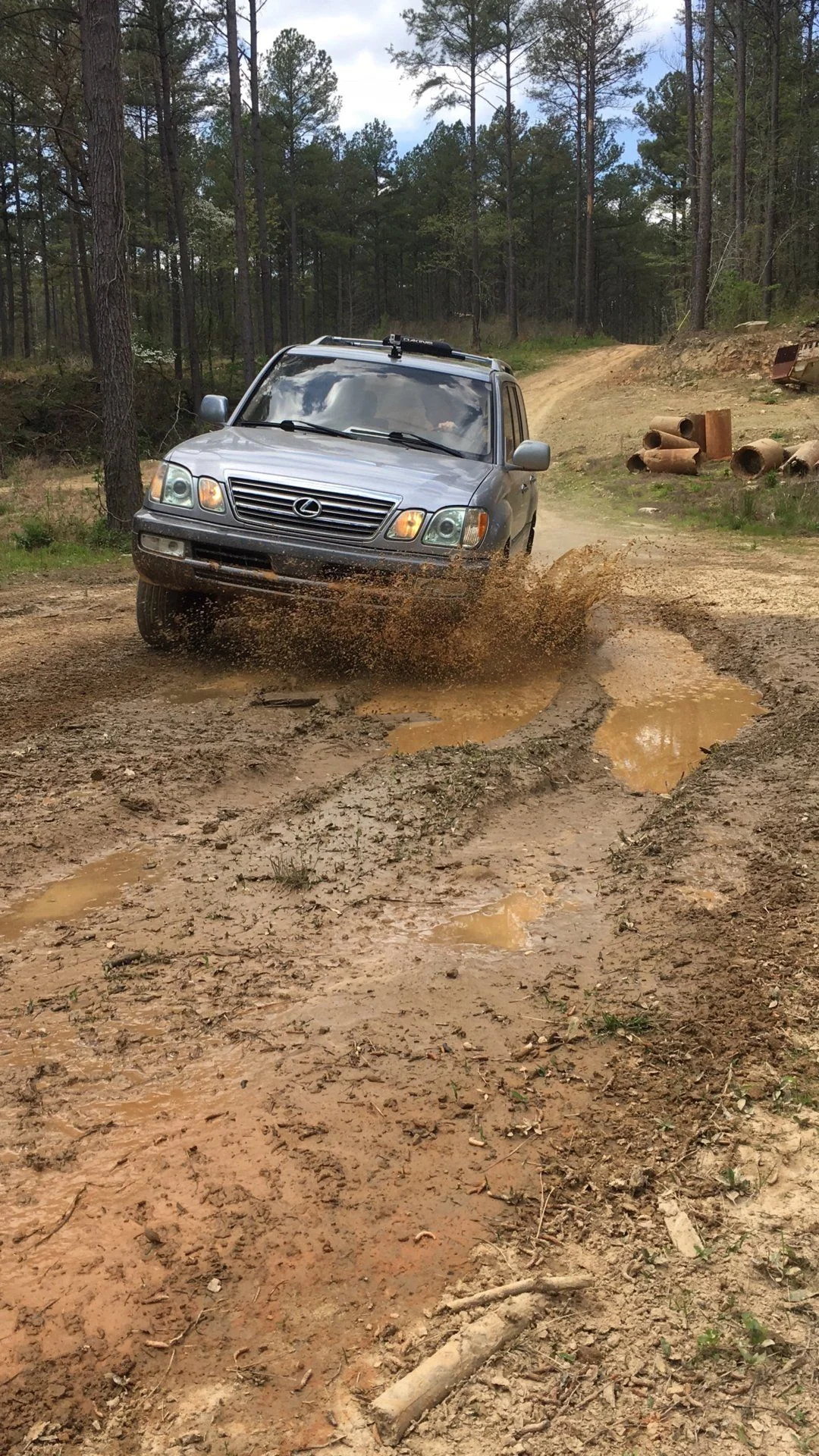 At Broken Nut off road park in Jefferson, SC