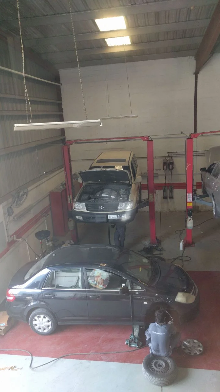 at PAB garage