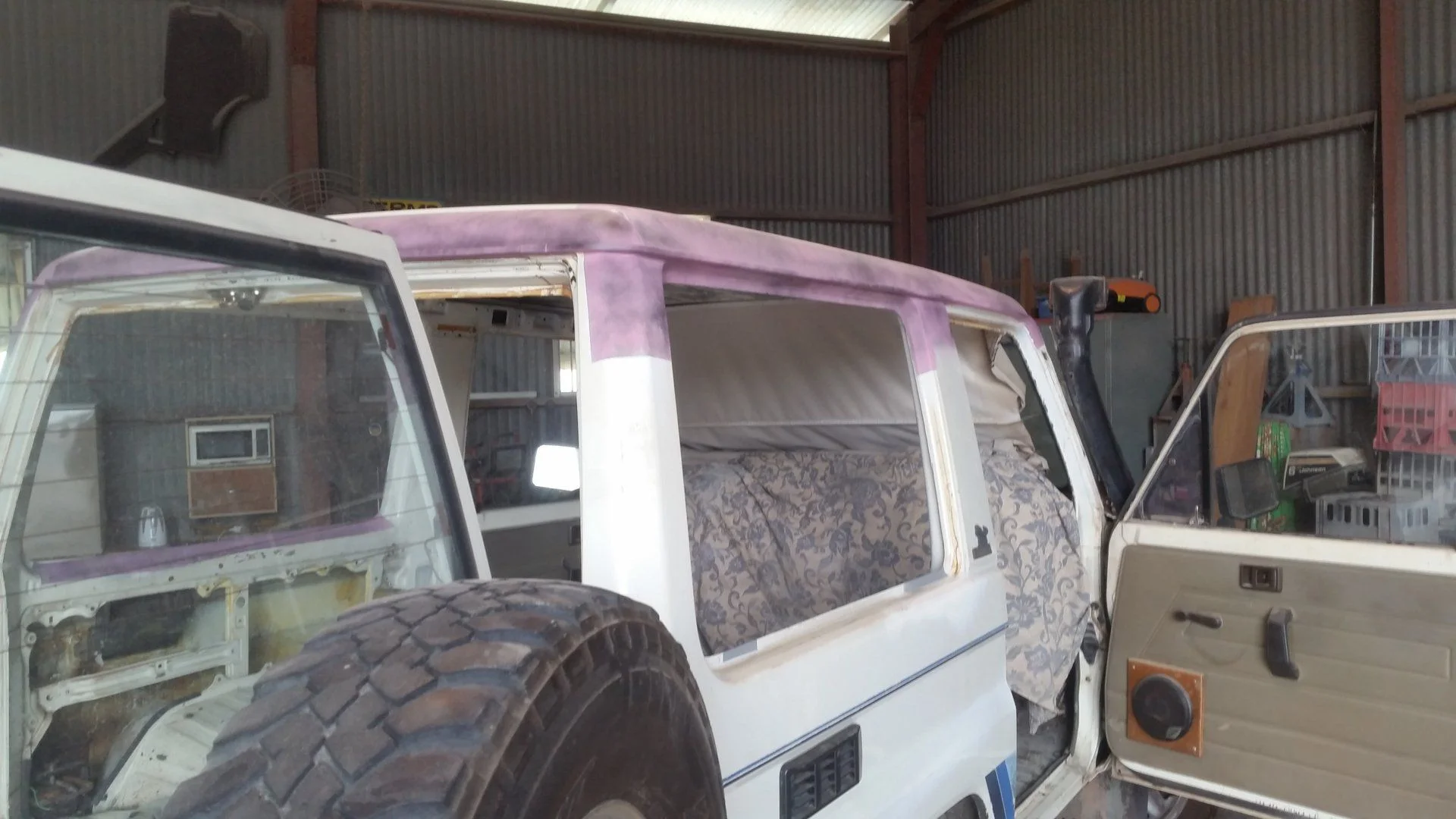 At the panel shop