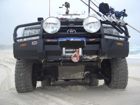 ATS bash plate & fox racing shox fitted