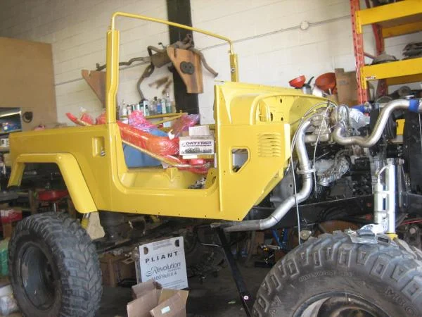 Back at the shop ready for assembly.
