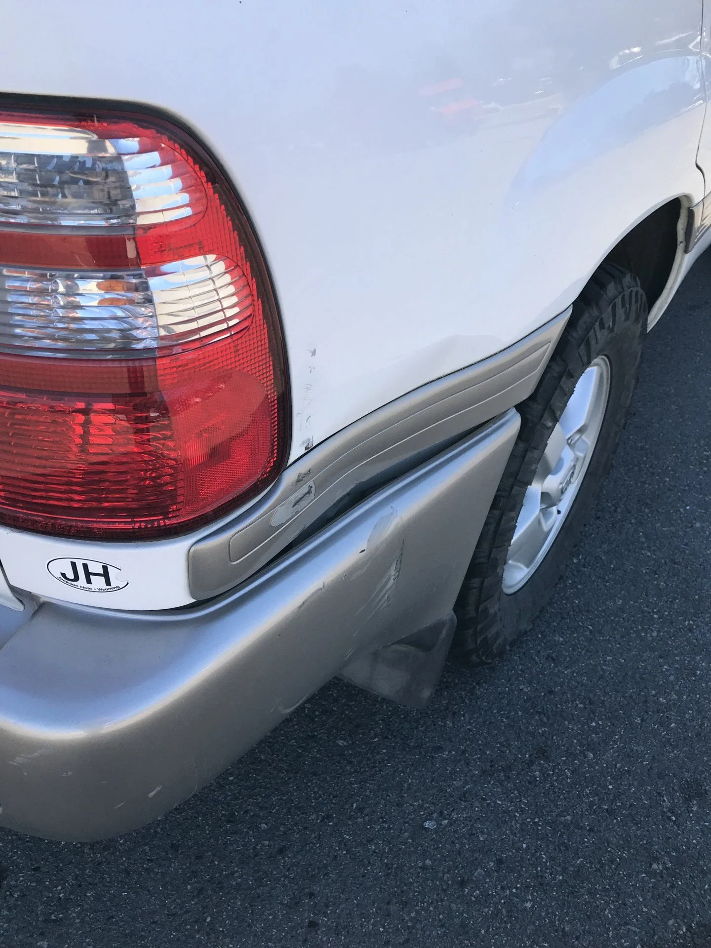 Back right fender