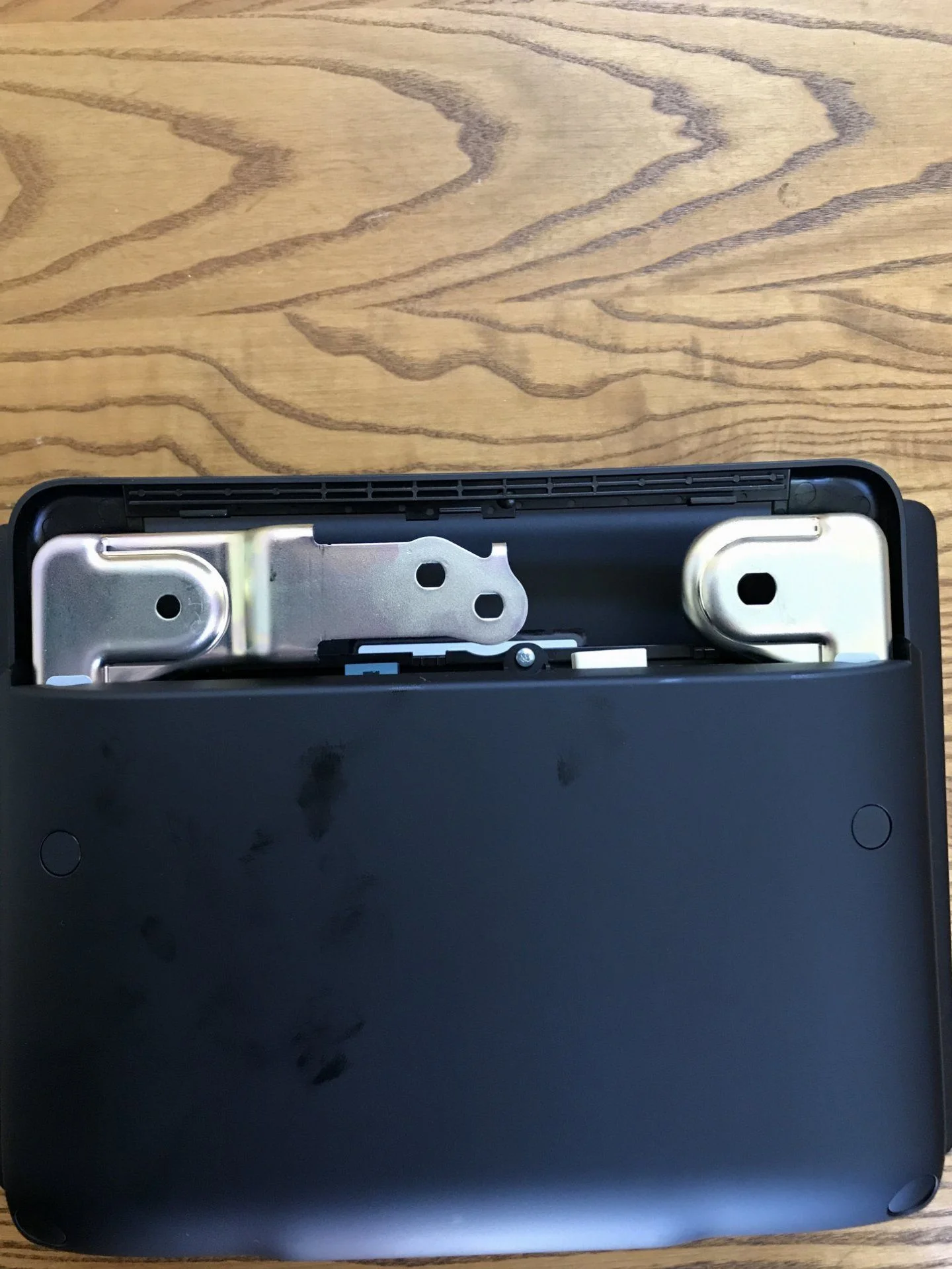 Back side of video screen