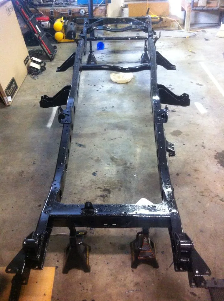 bare frame, time to start the build