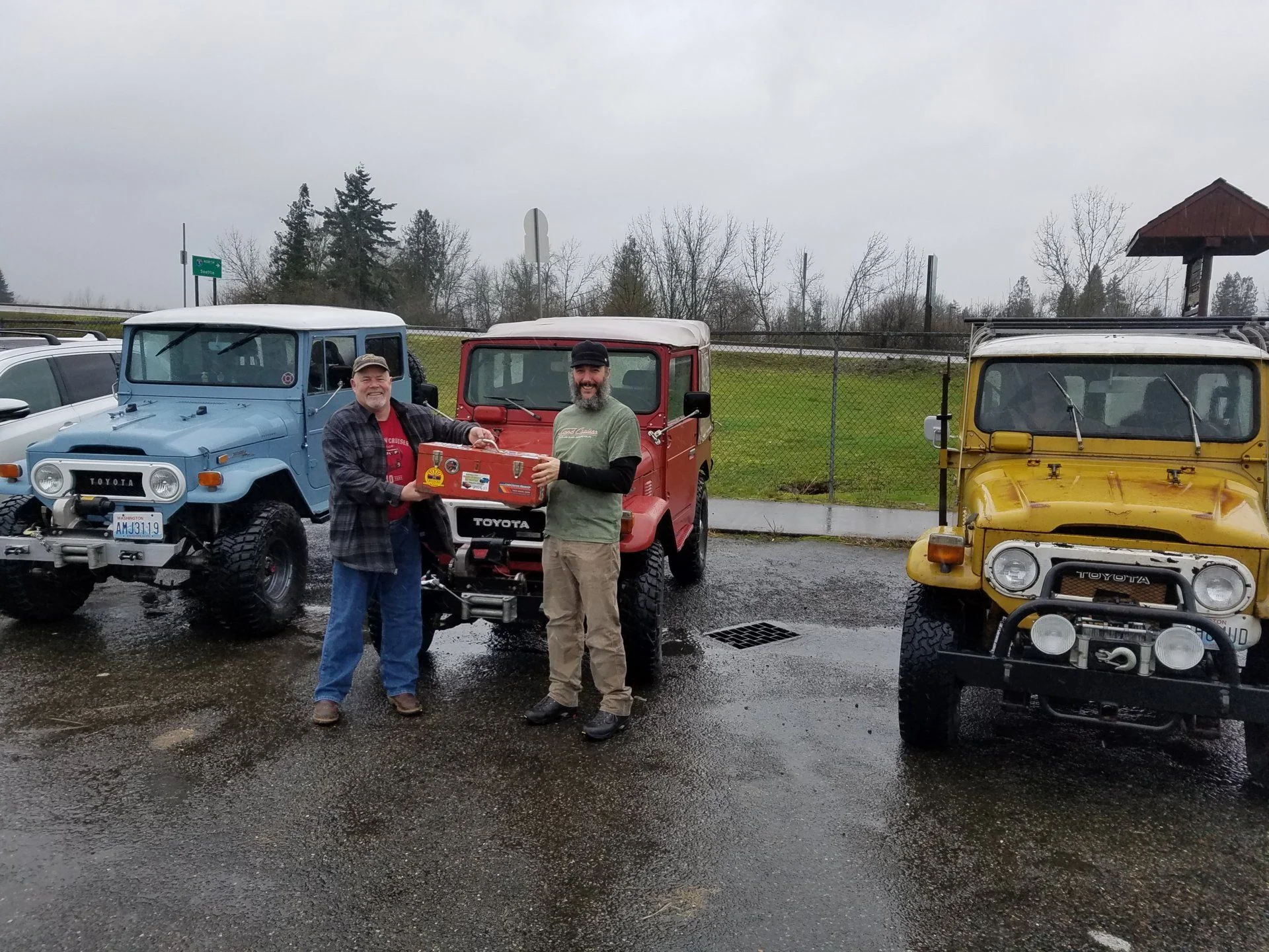 Baton handoff in Chehalis, WA