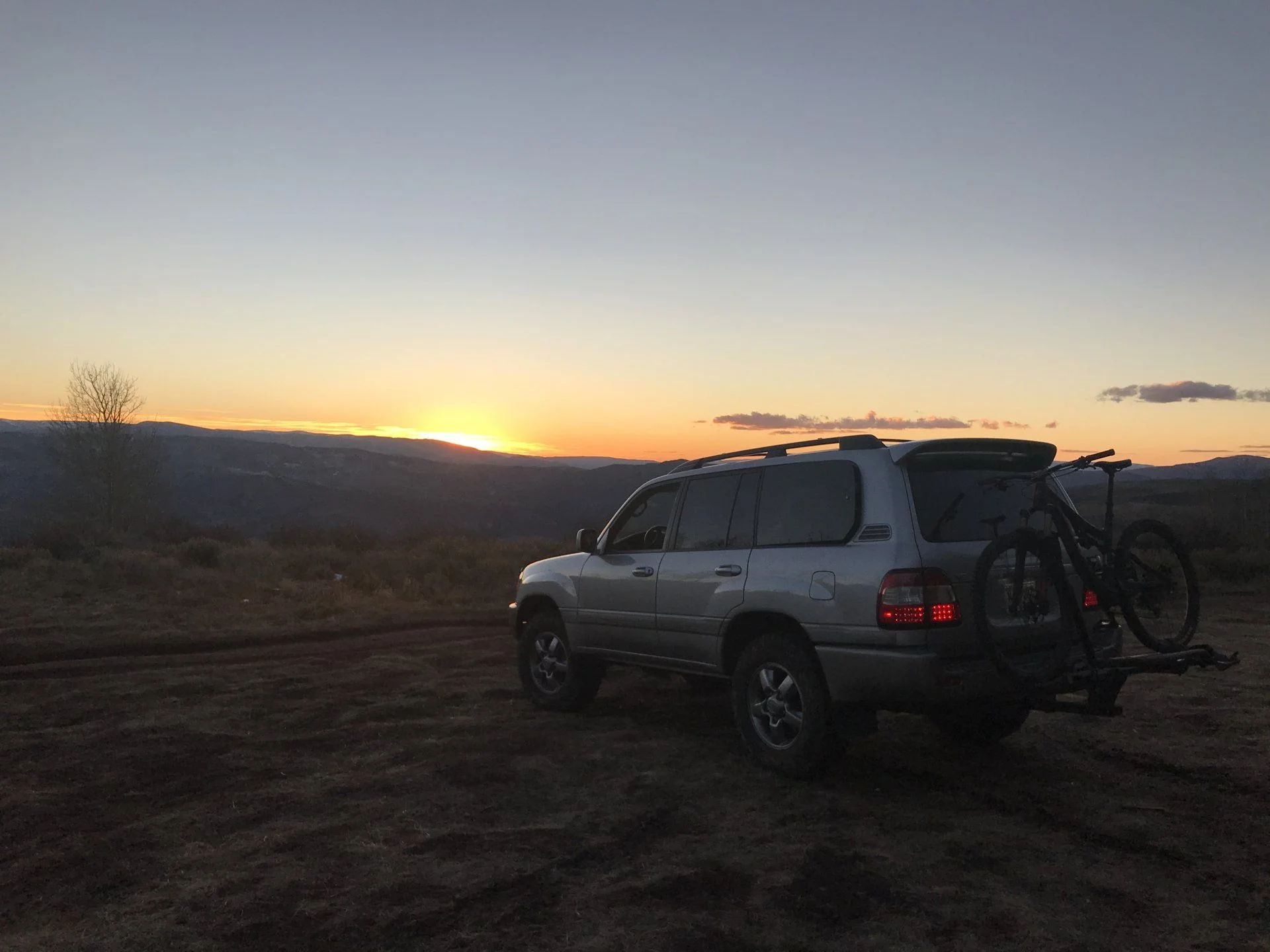 bikes and trucks and sunsets