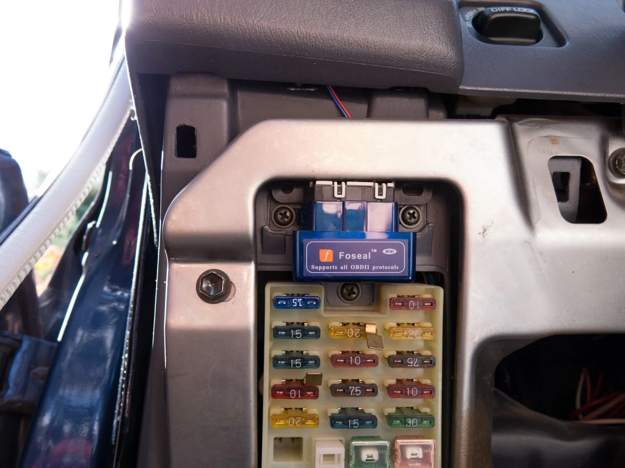 Bluetooth ODBII adapter install