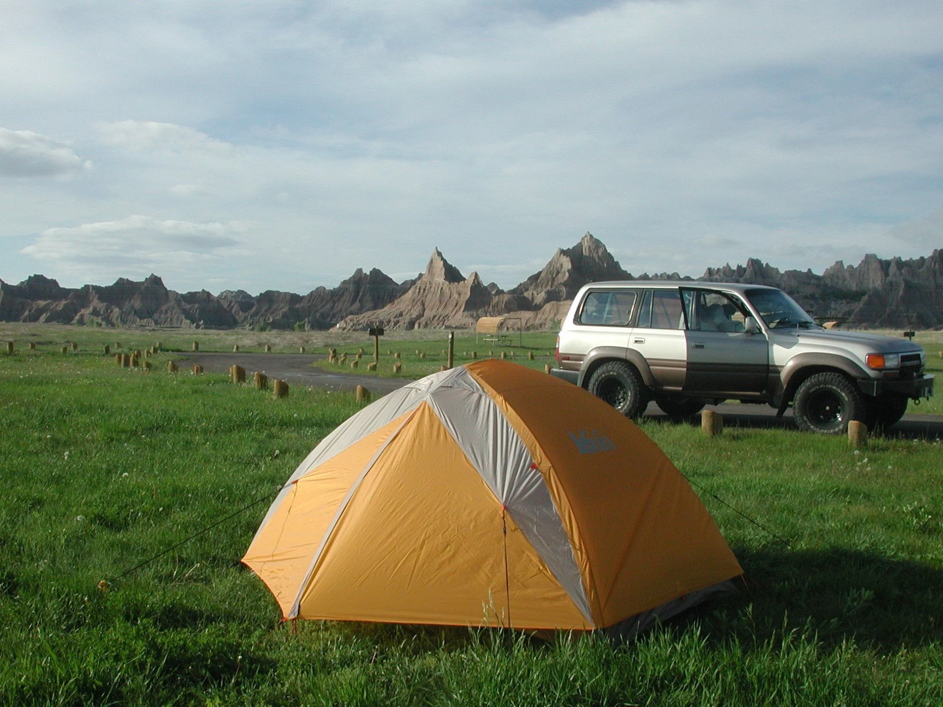 Camping in the Badlands