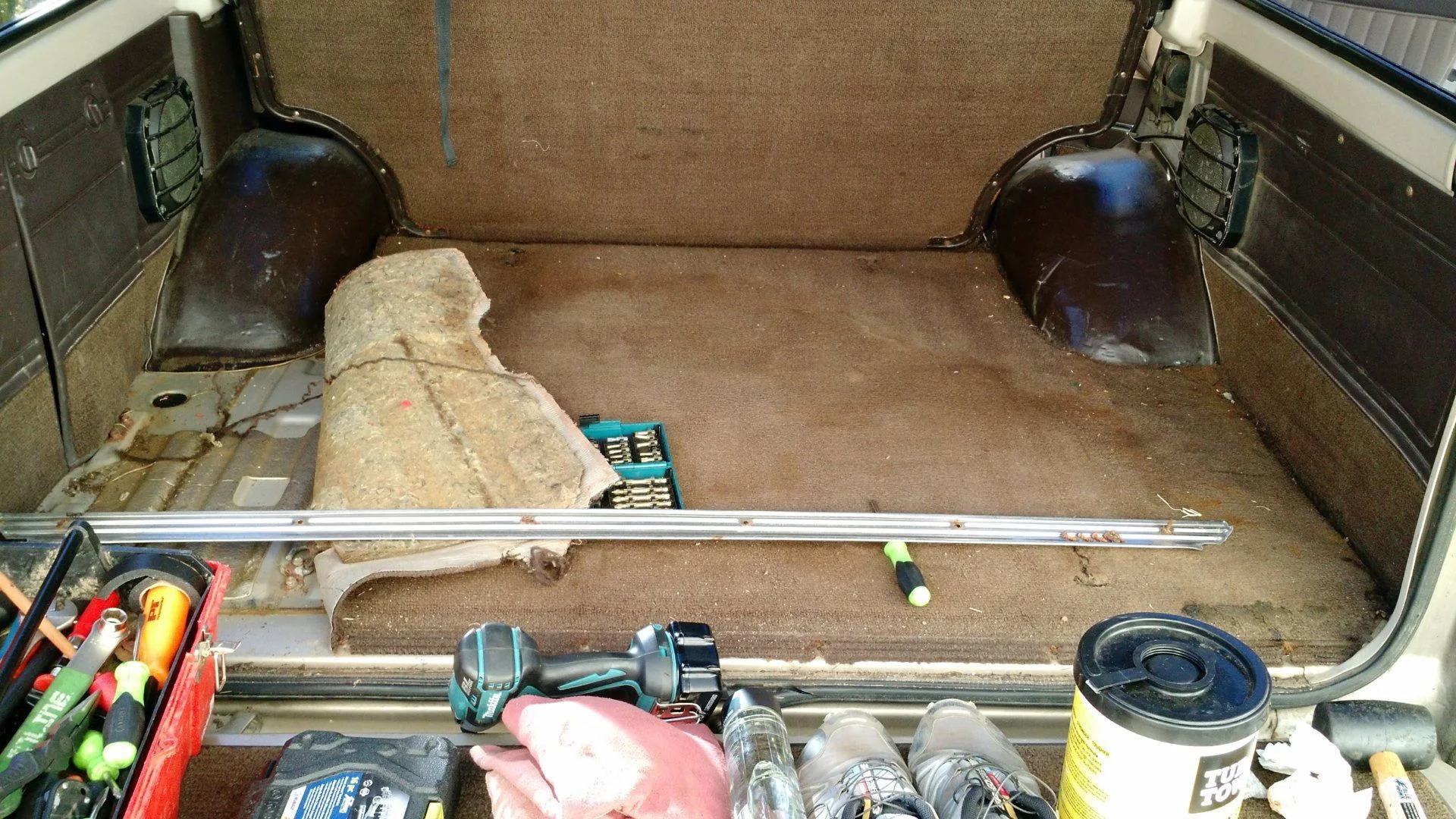 Cargo Area of the Truck