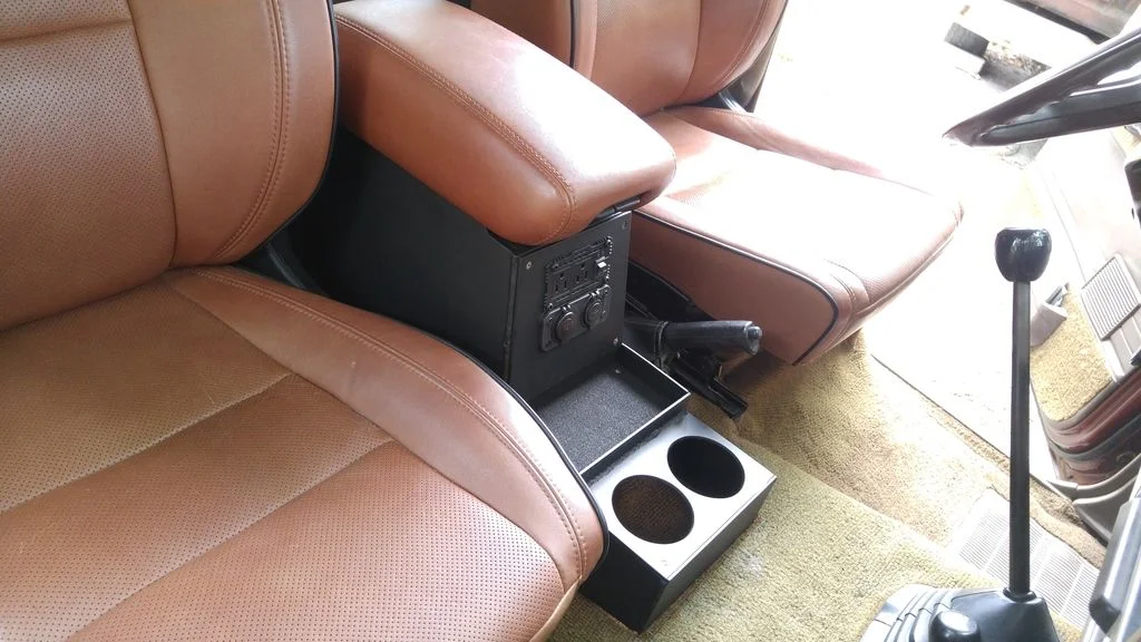 Center console installed