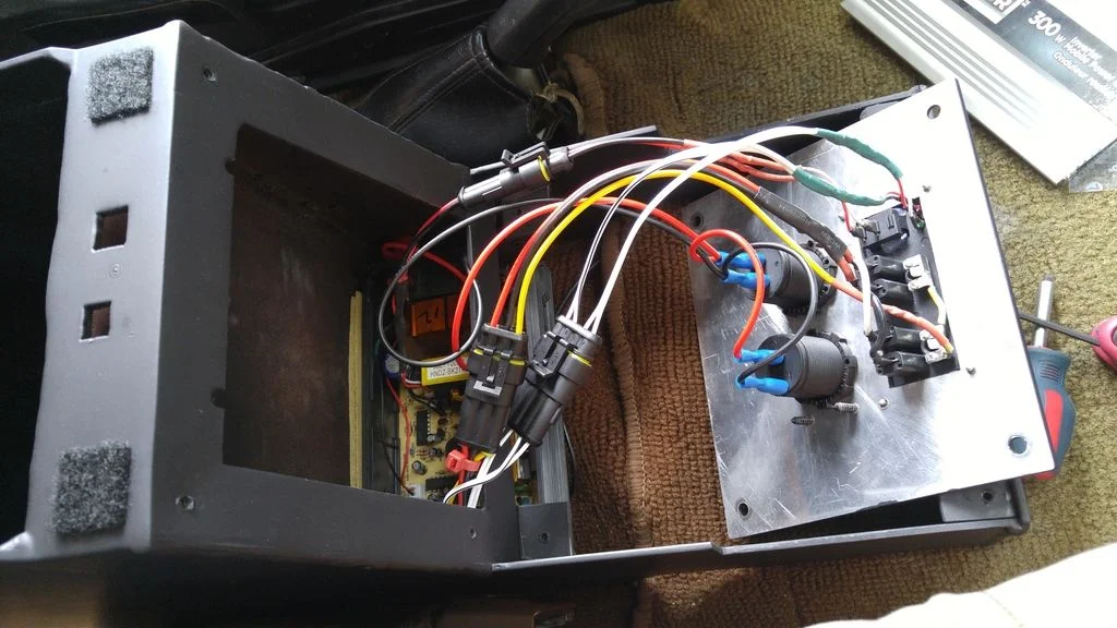 Center console wiring