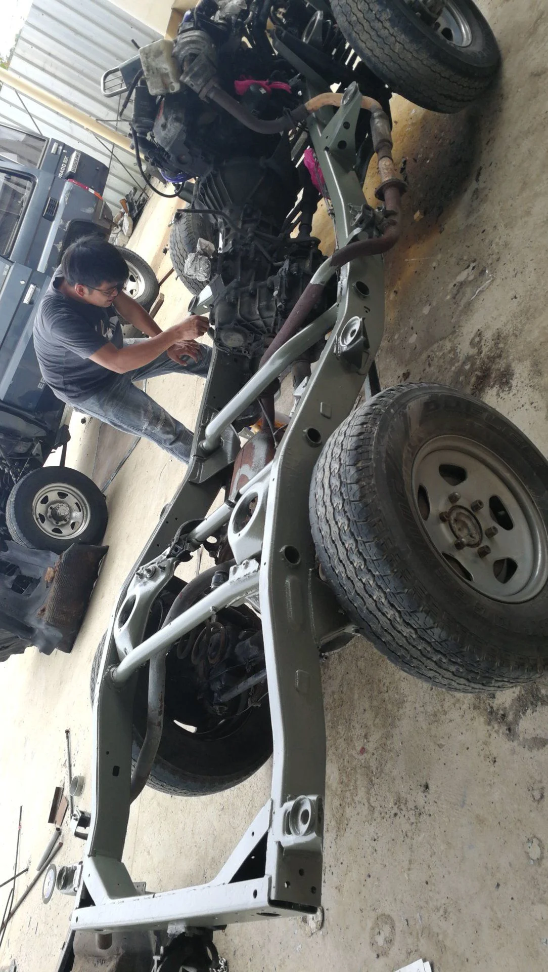 Chassis painting 1