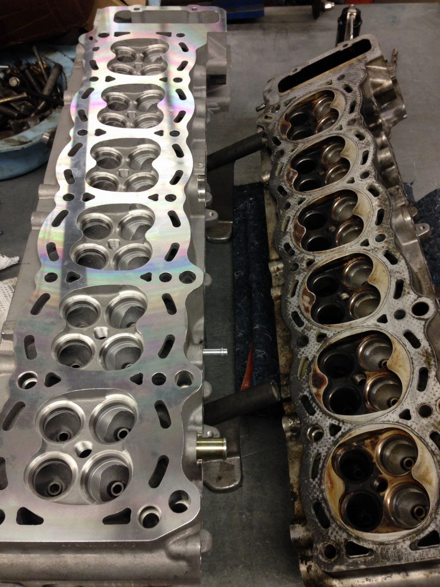 china (clean) vs oem 1fz-fe head