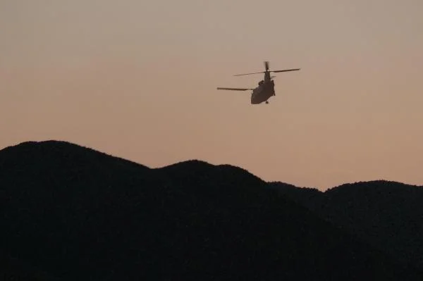 Chopper at Dusk