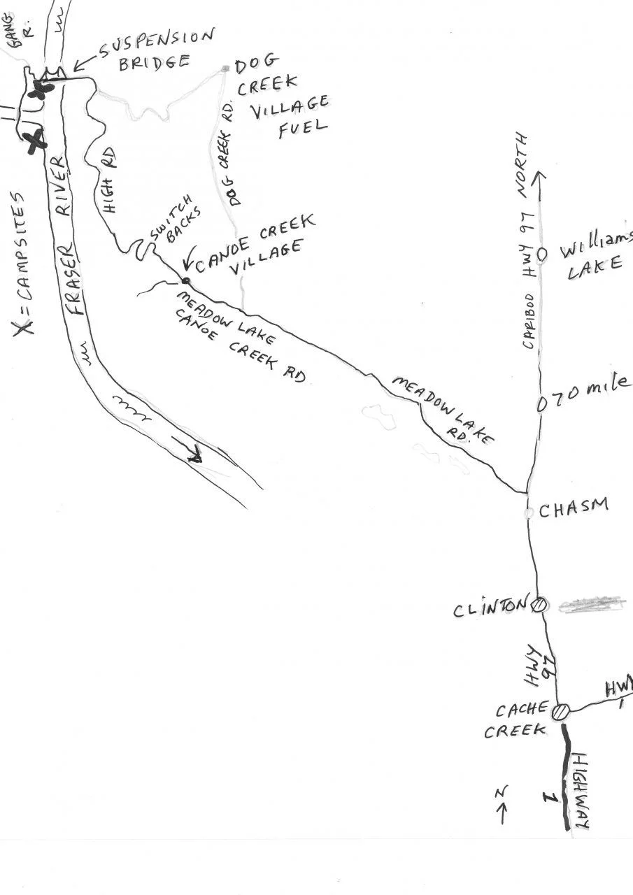 Churn Creek Map