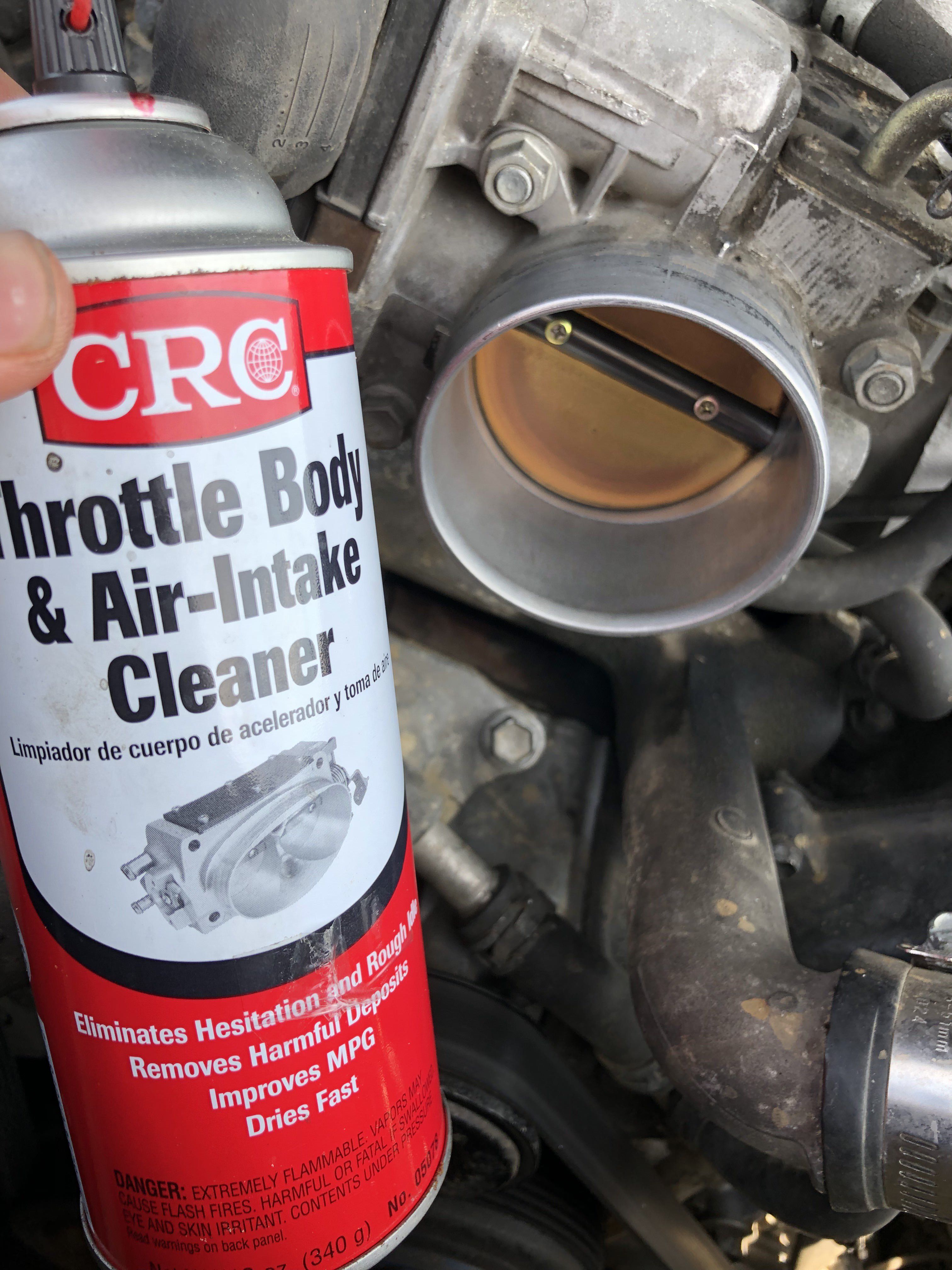 Cleaned the TB while I had the air intake off to access the spark plugs