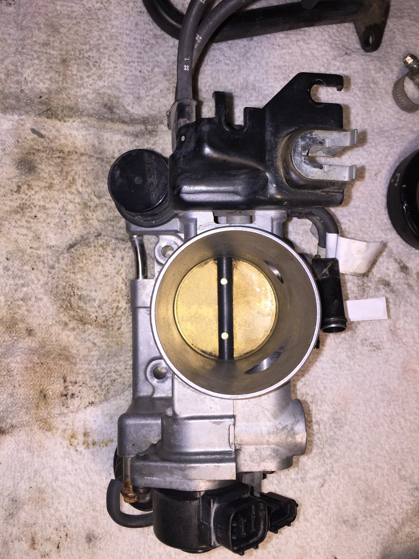 cleaned throttle