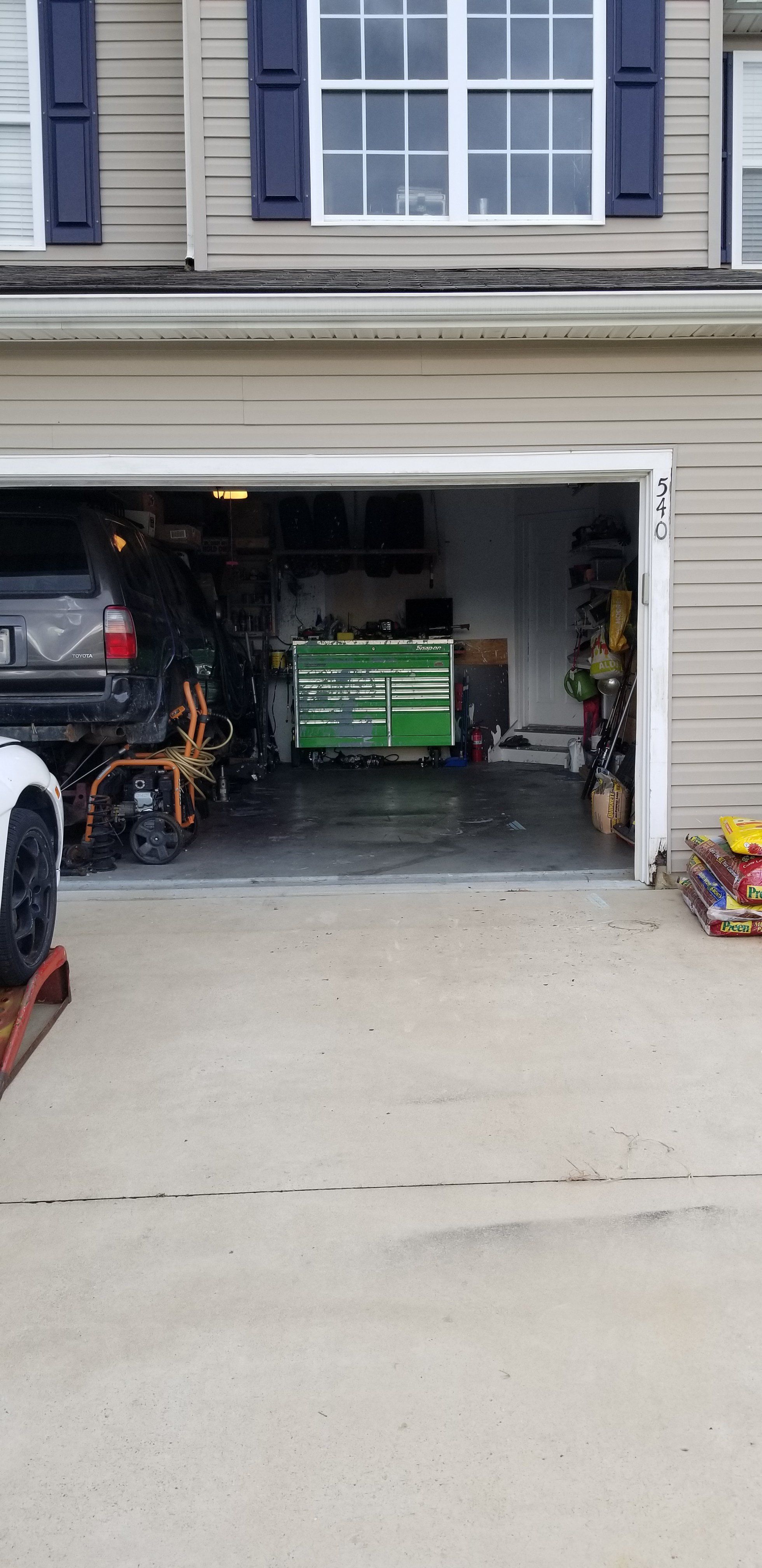 Cleanish garage