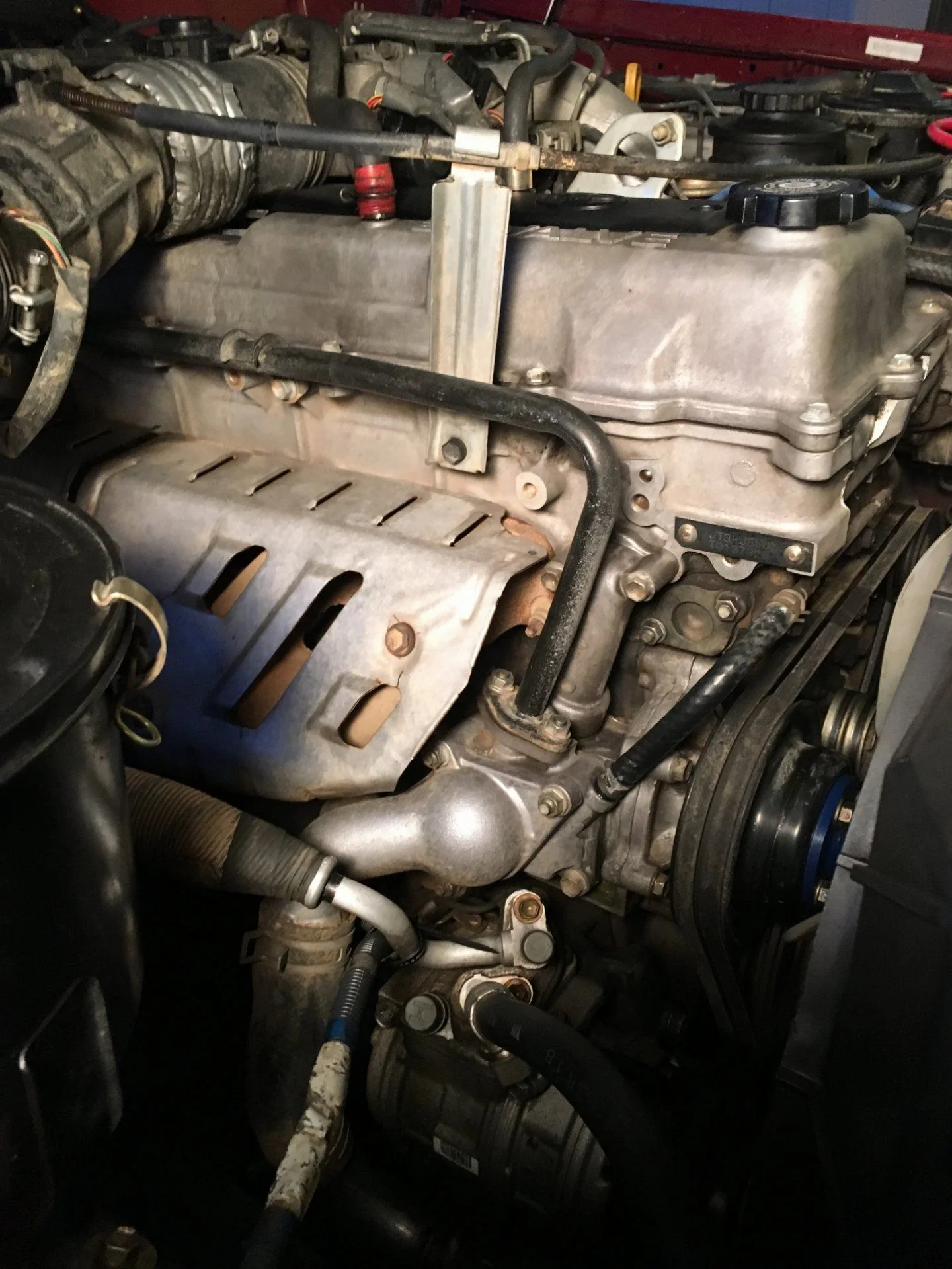 coolant hose leak