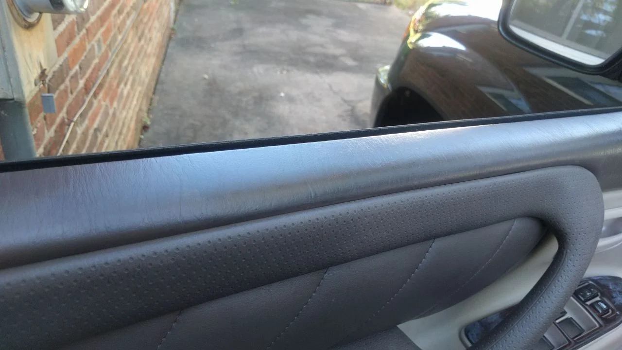 cosmetic improvement of leather seat and door panel