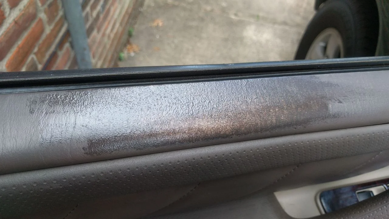 cosmetic improvement of leather seat and door panel