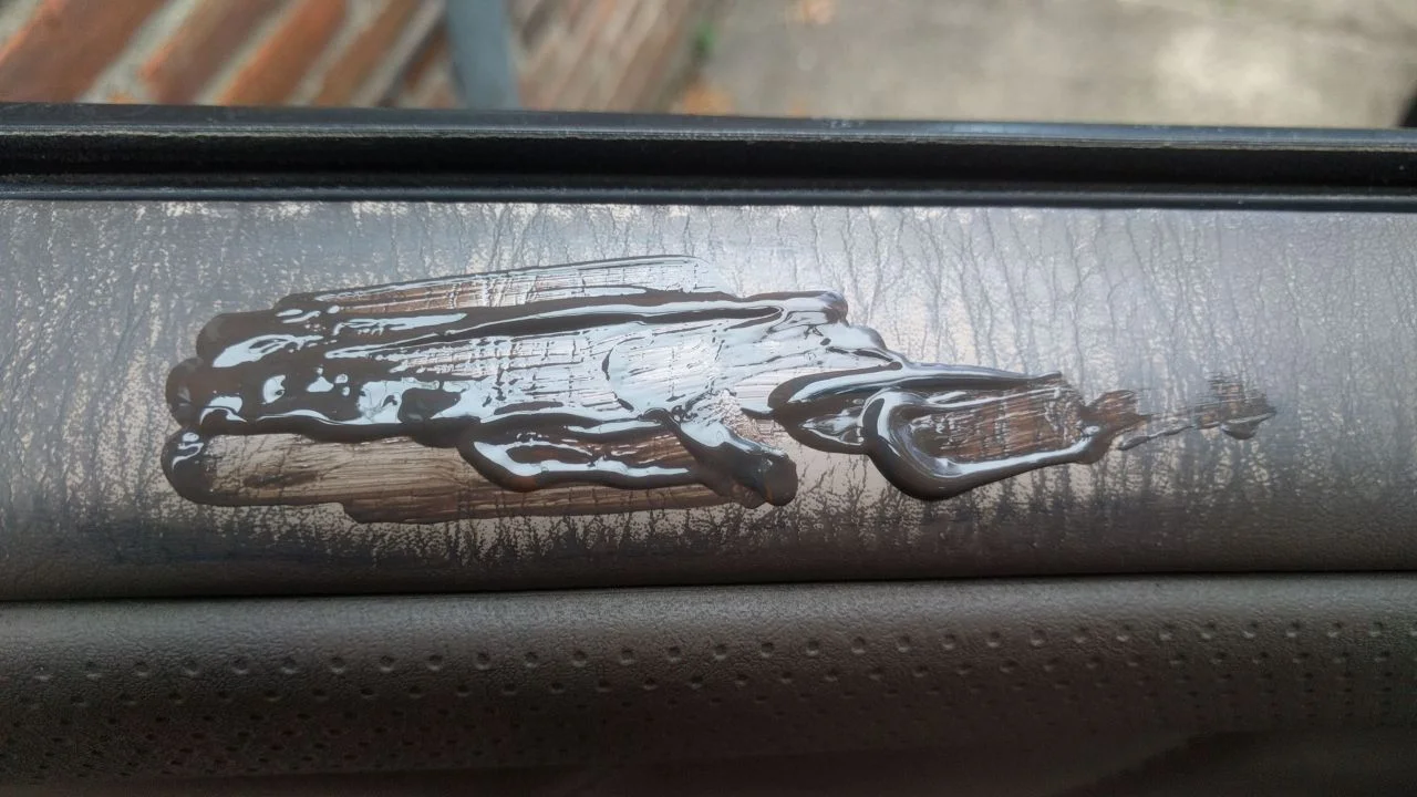 cosmetic improvement of leather seat and door panel