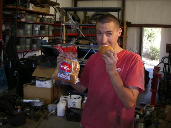Dan S. with bread.