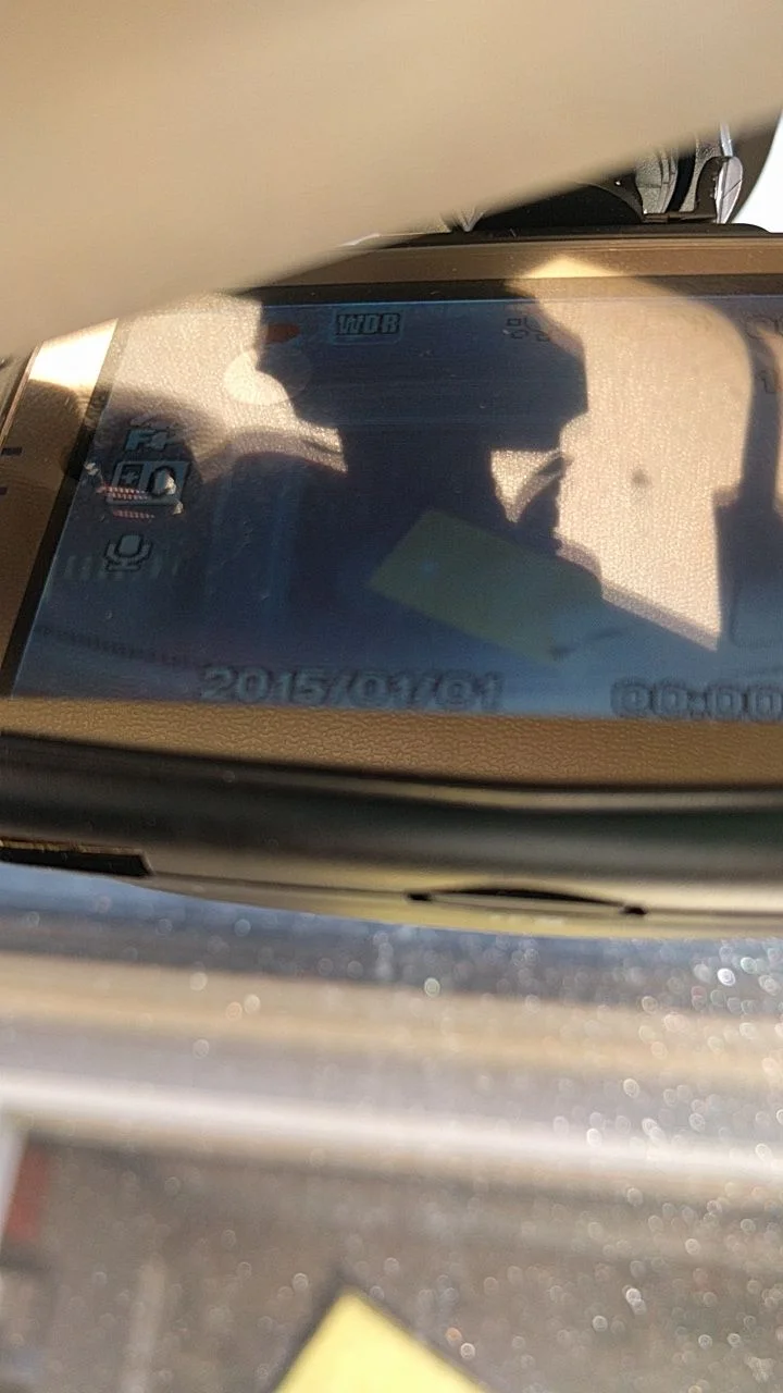 Dashcam screen