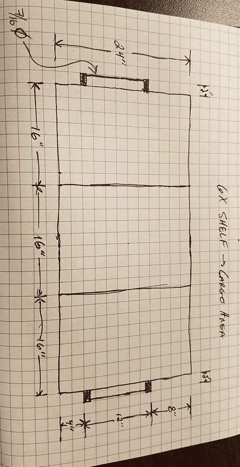 Diagram from another GXOR member, used this to base the platform