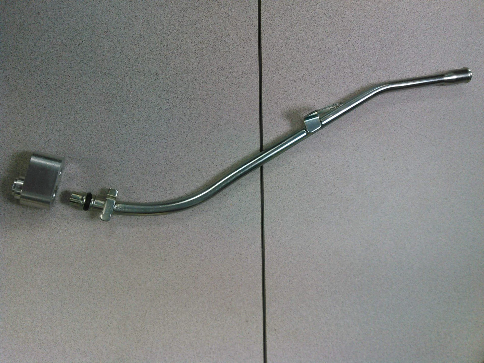 Dipstick tube and adapter