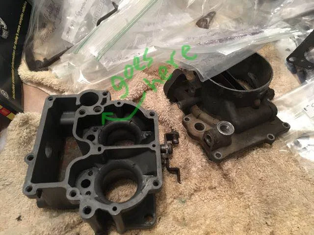 Disassembled Carb