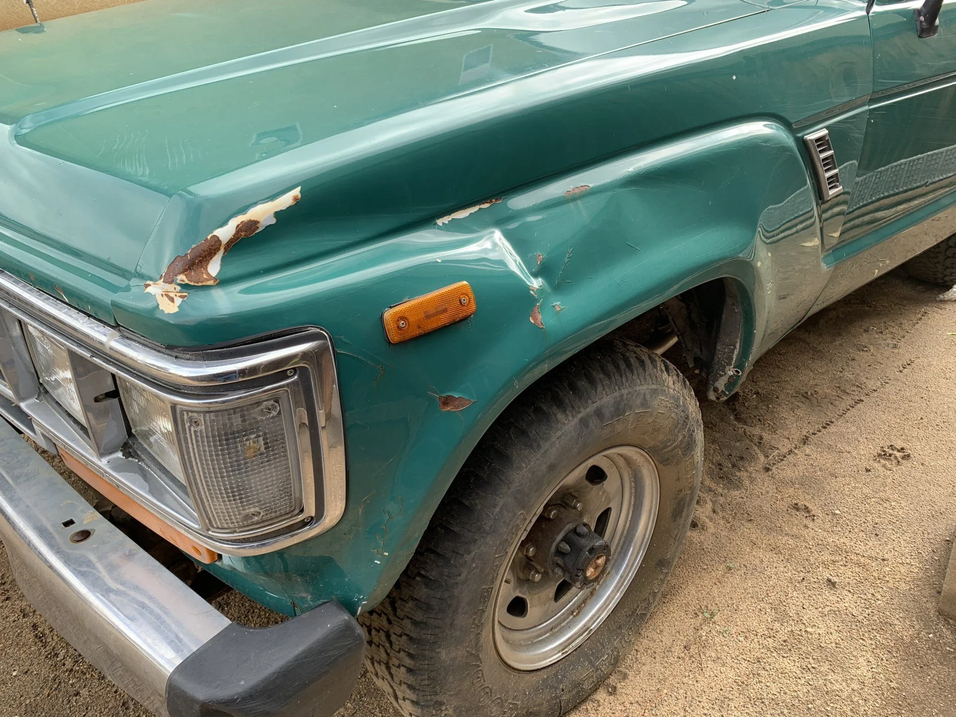 Driver fender