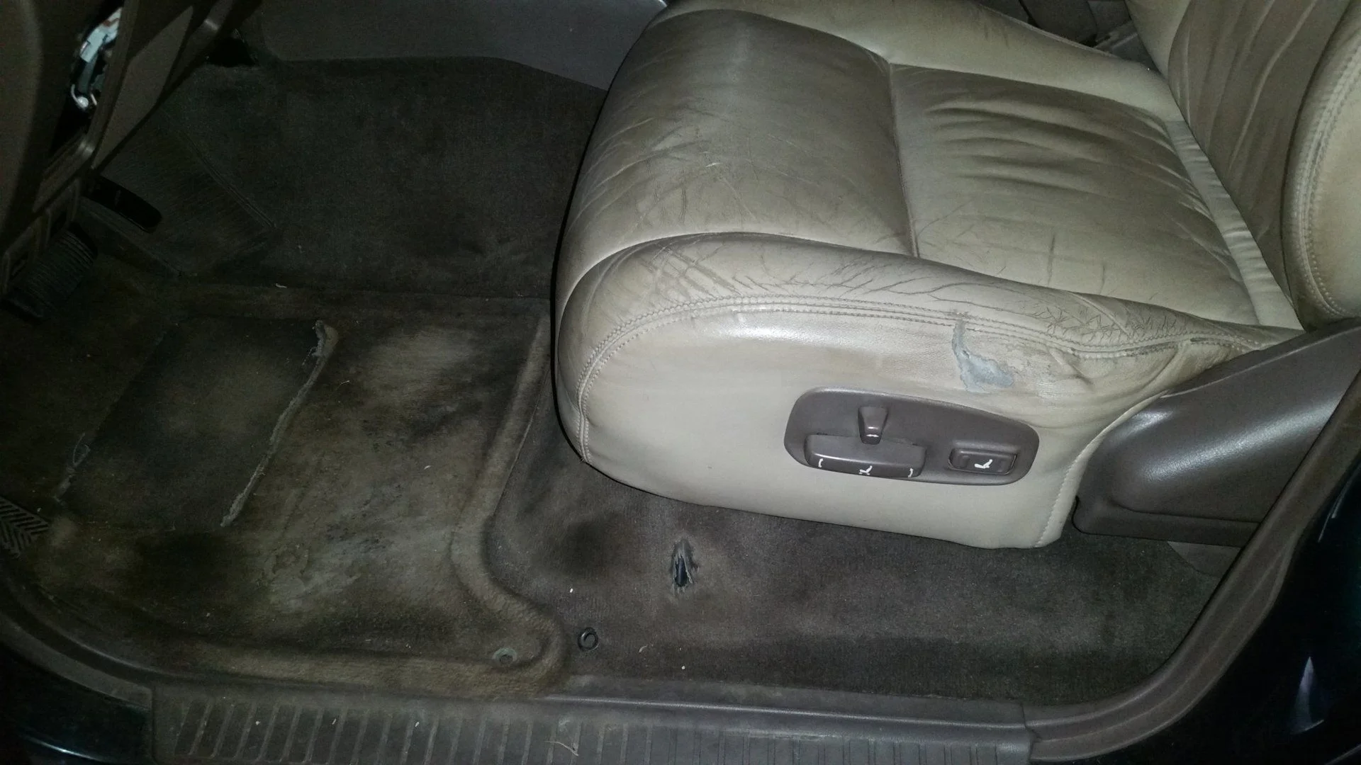 Driver Front Carpet - Before