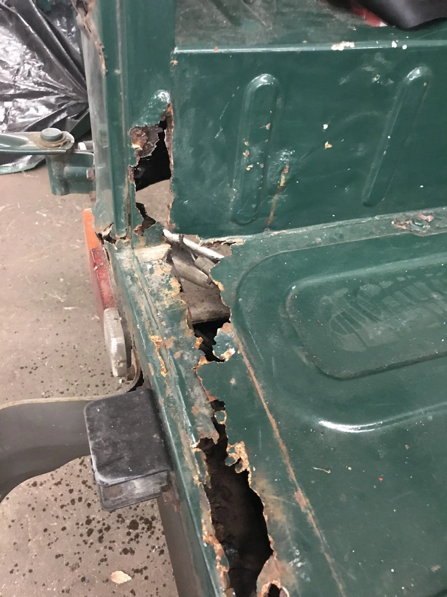 driver side rear