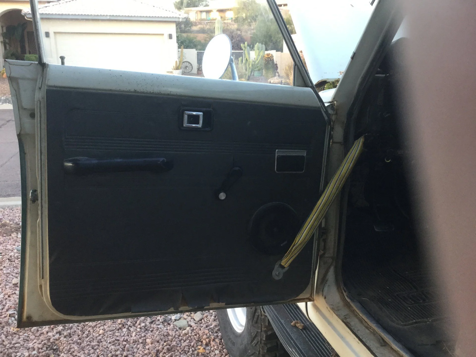 Drivers side door panel
