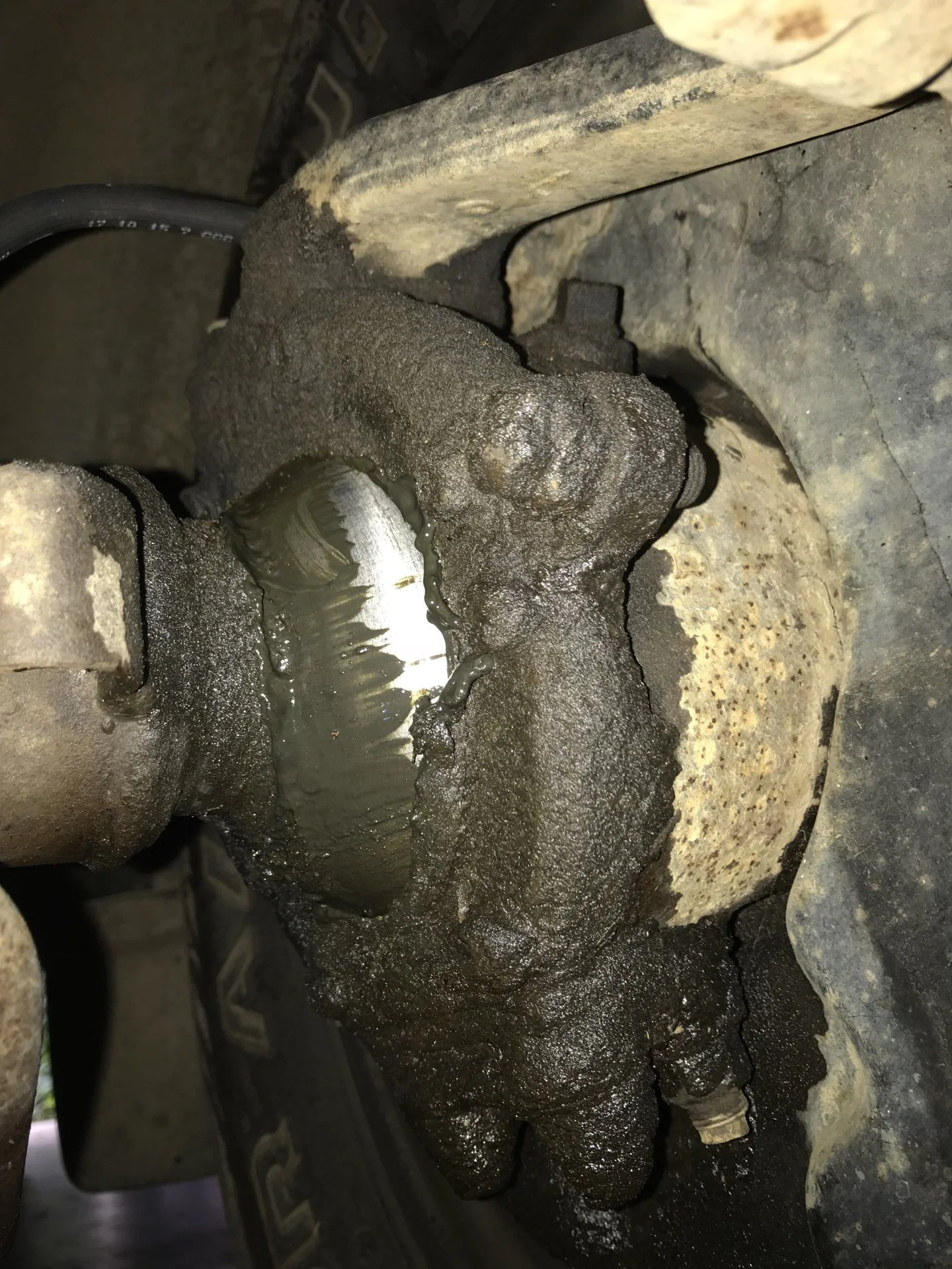 Driver's Side Front Wheel Brake Knuckle