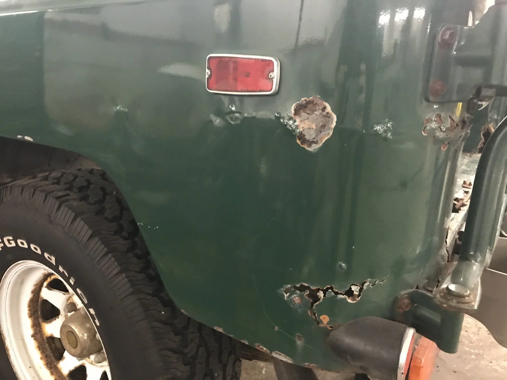 drivers side rear