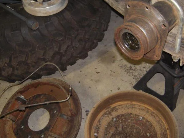 Dropped all the drum brake sh*t