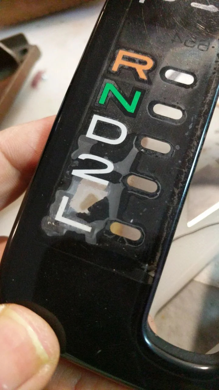 early model 100 shift position indicator
