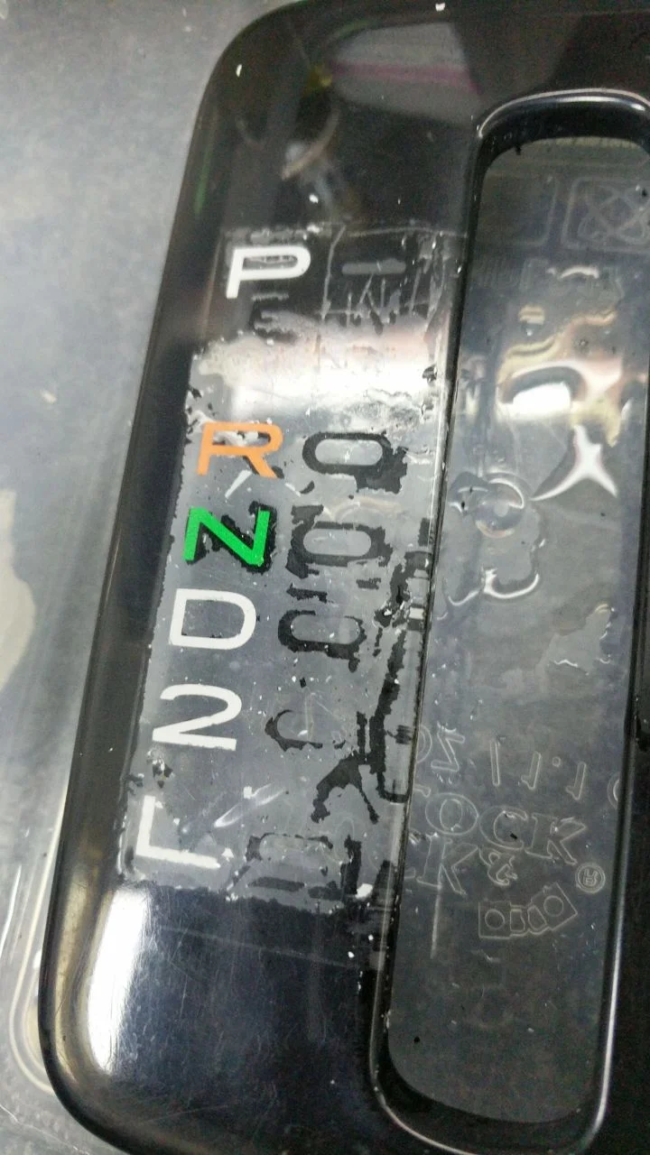 early model 100 shift position indicator