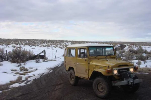 End of the road back from Three Forks of the Owyhee River.