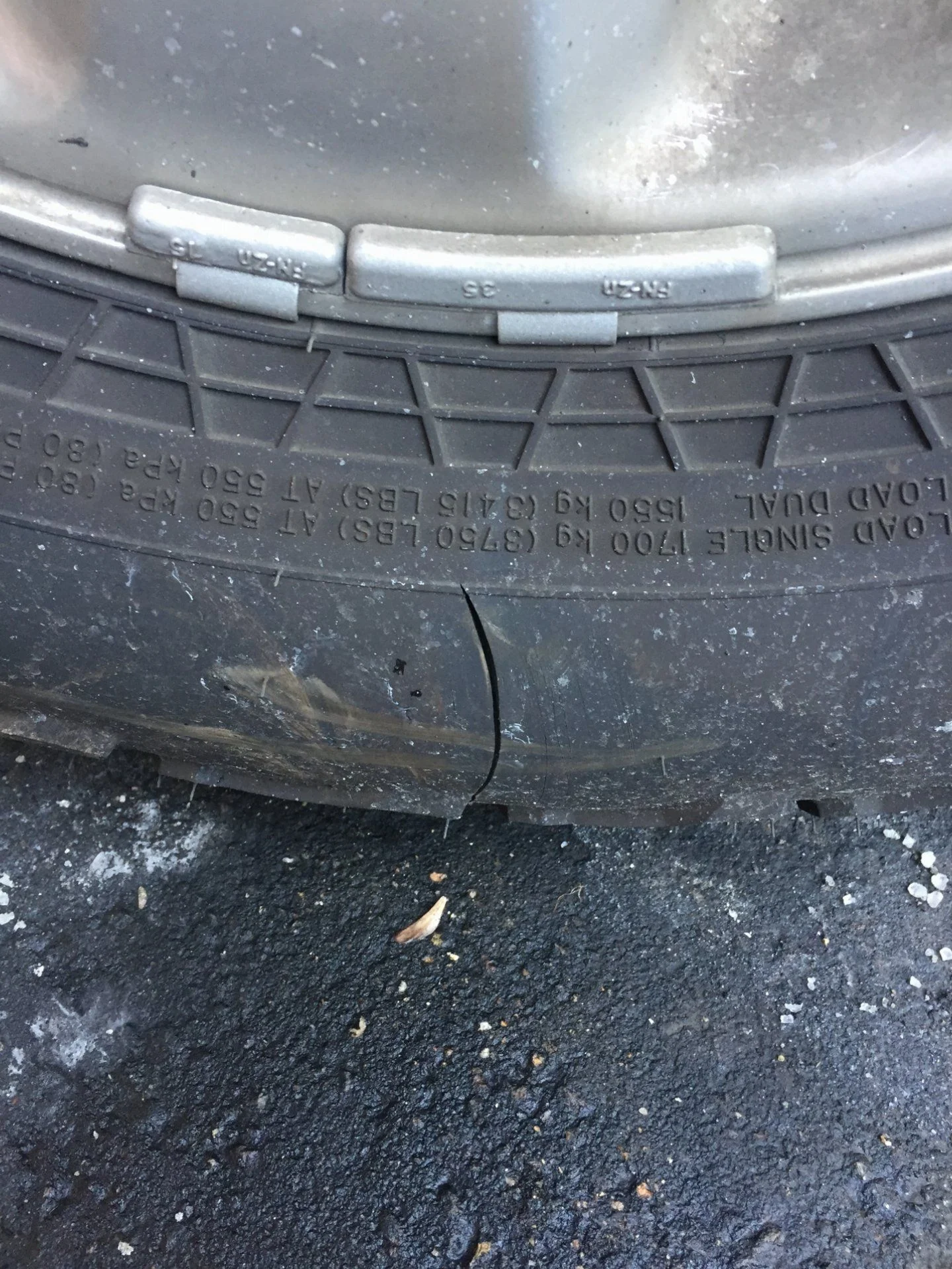 Falken AT3W sidewall issue