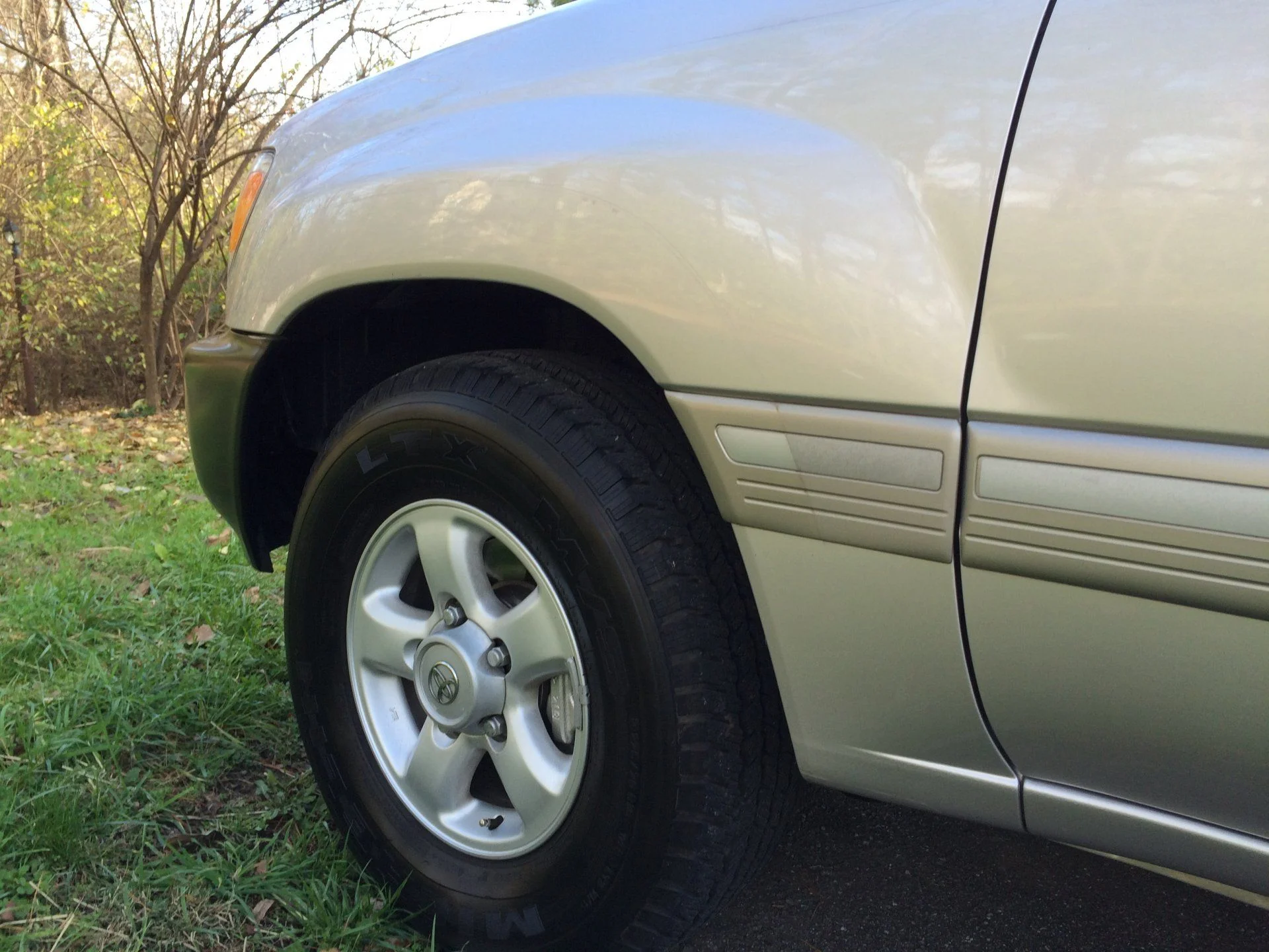 Fenders looked pretty good after removing flares