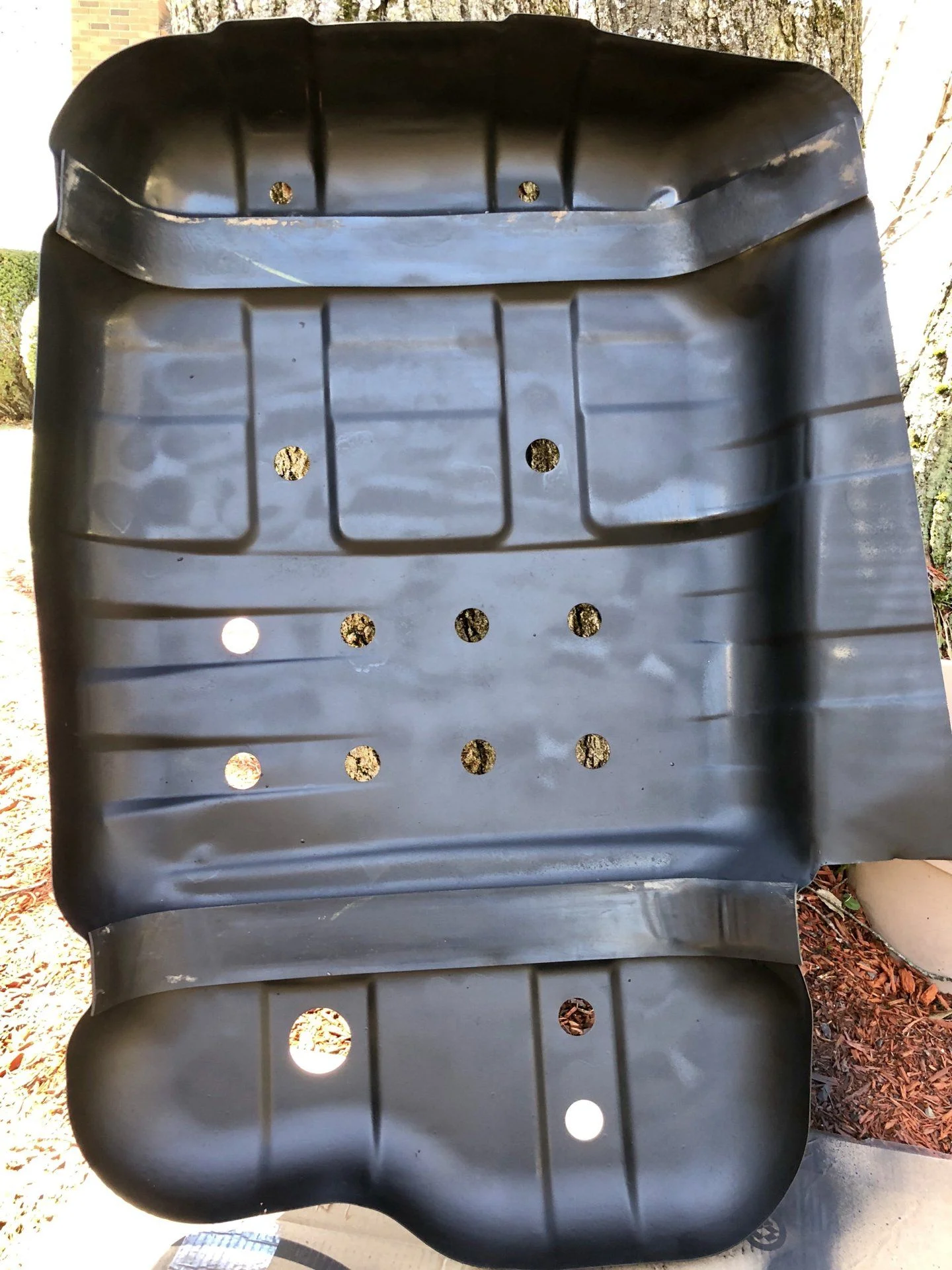 Final coat of paint, top