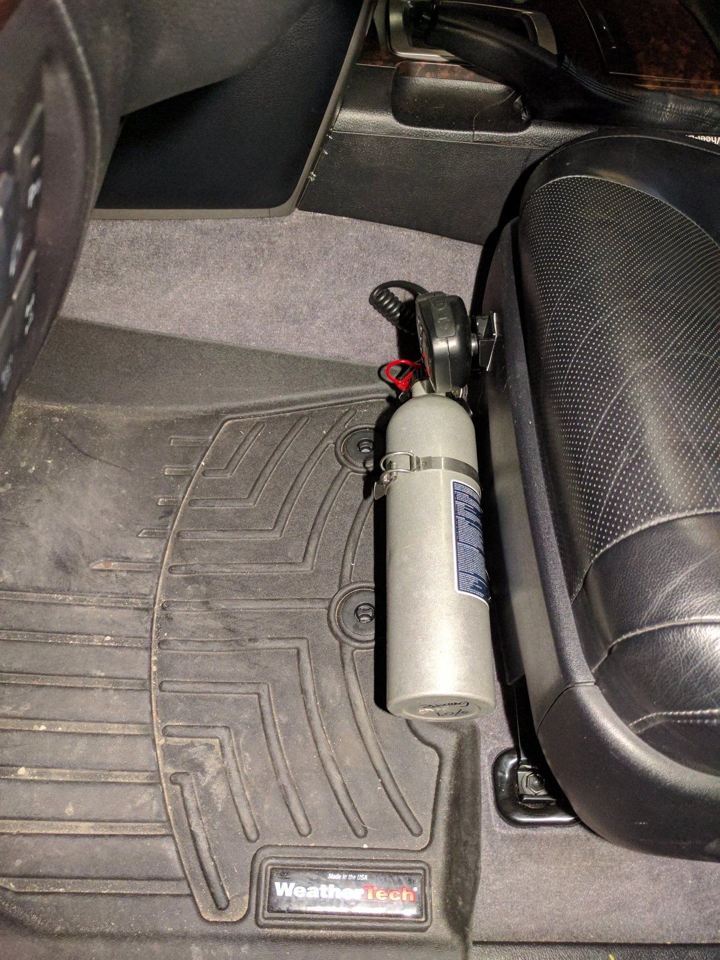 Fire extinguisher and CB